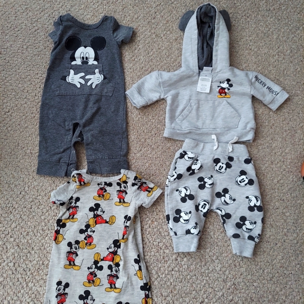 Boys Mickey mouse outfits